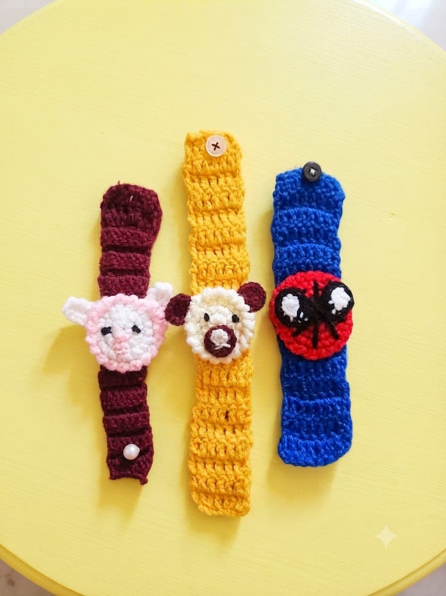 Animal Face Rakhi (Set of 3 Designs)